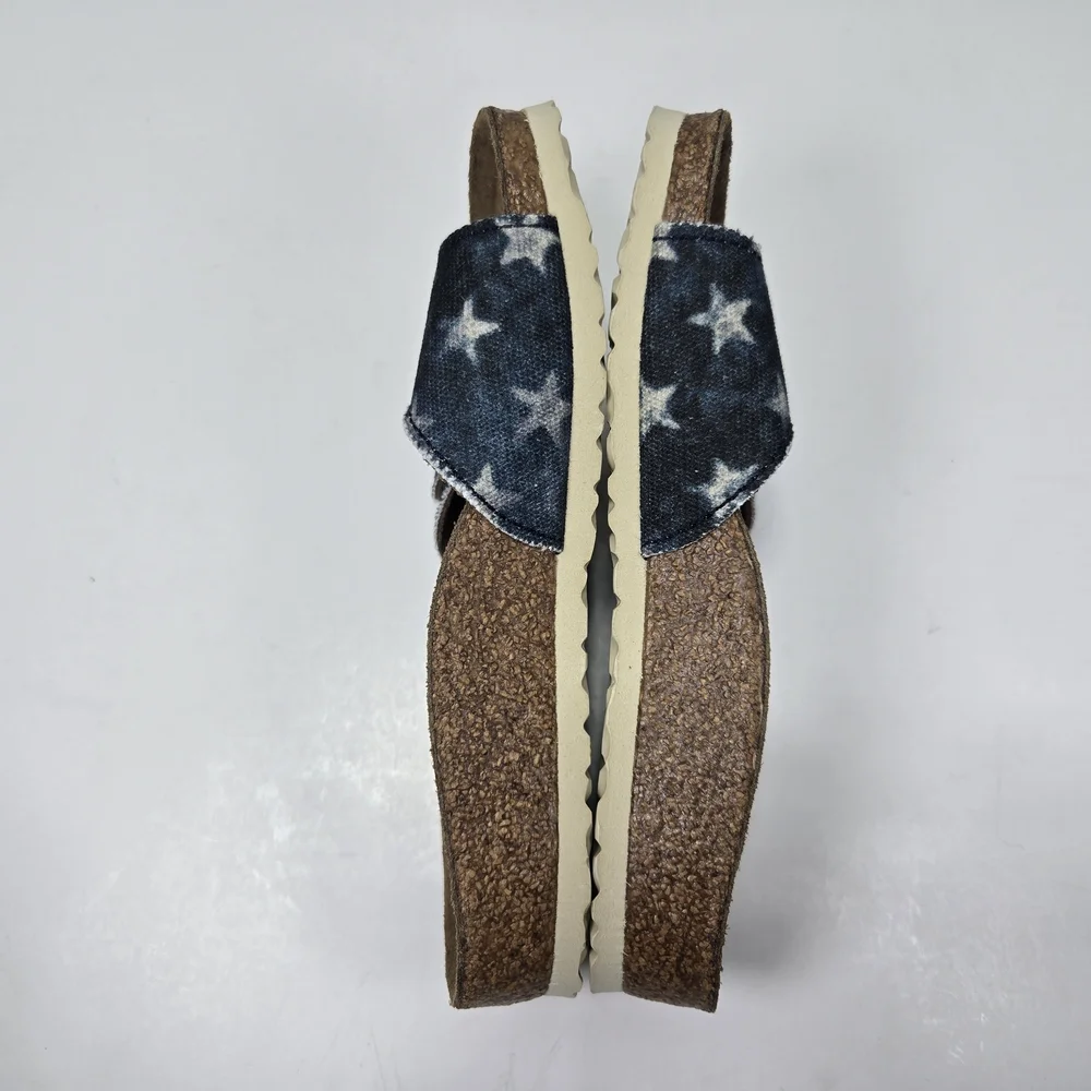 Birkenstock Birki's Kids Madrid Canvas Stars Navy Sandals Size EU 30 US C12 190
